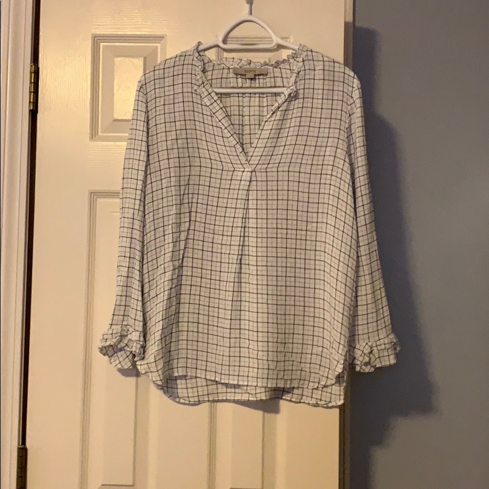 Checkered blouse